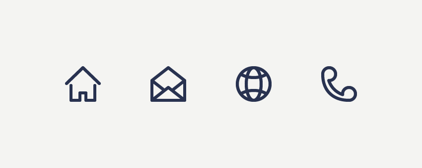 850x340 How To Create A Set Of Business Card Icons
