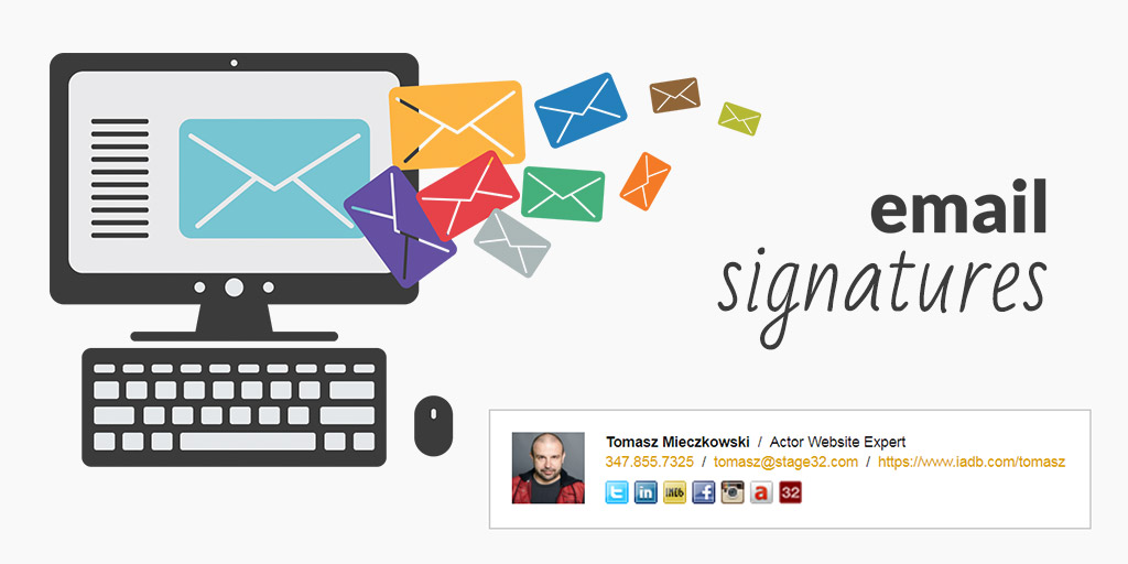 Free Actor Email Signature Generator With Icons 1024x512 Free Actor Email Signature Generator With Icons