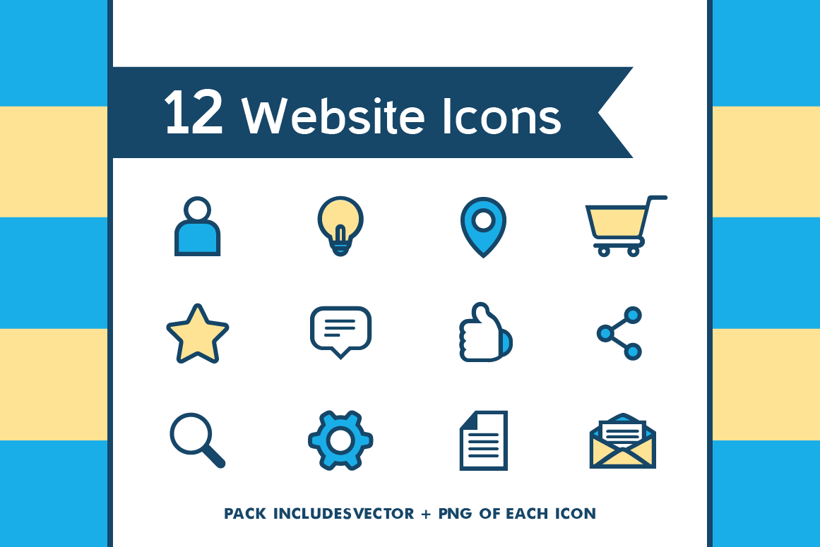 1161x775 Website Icon Set Graphic