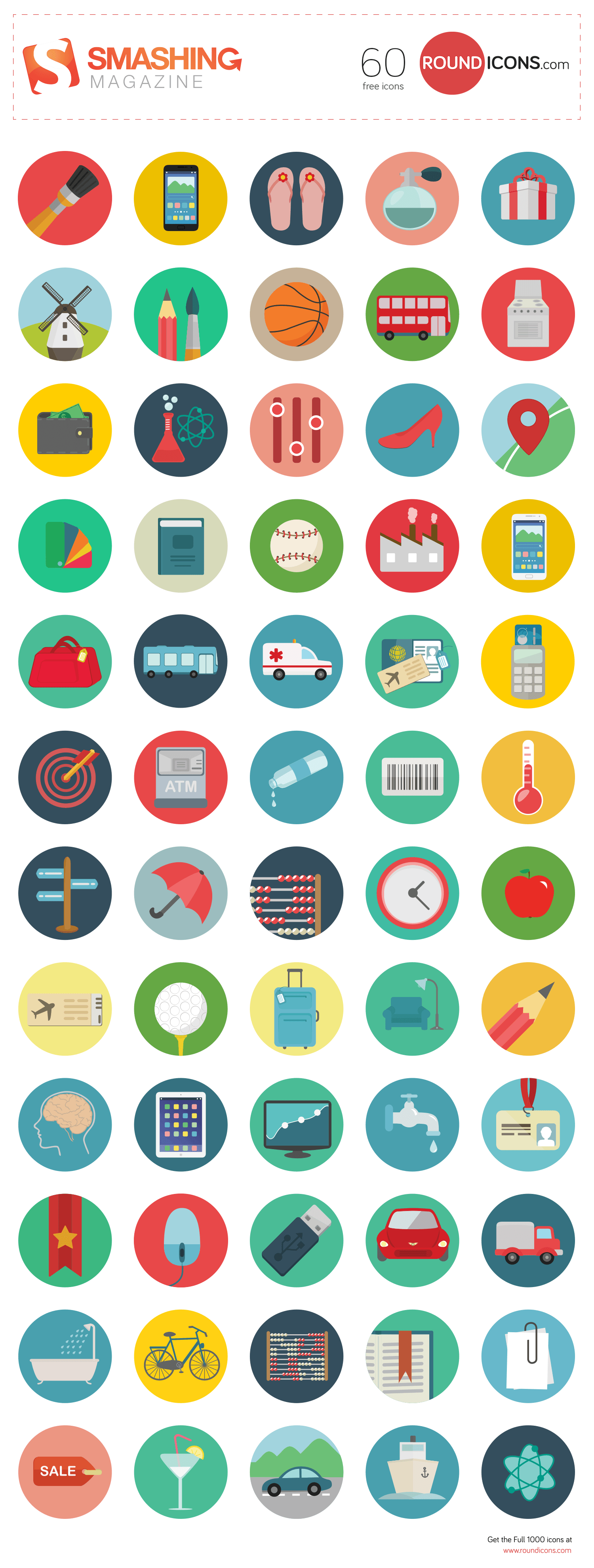 1500x3957 Stylish Round Icons