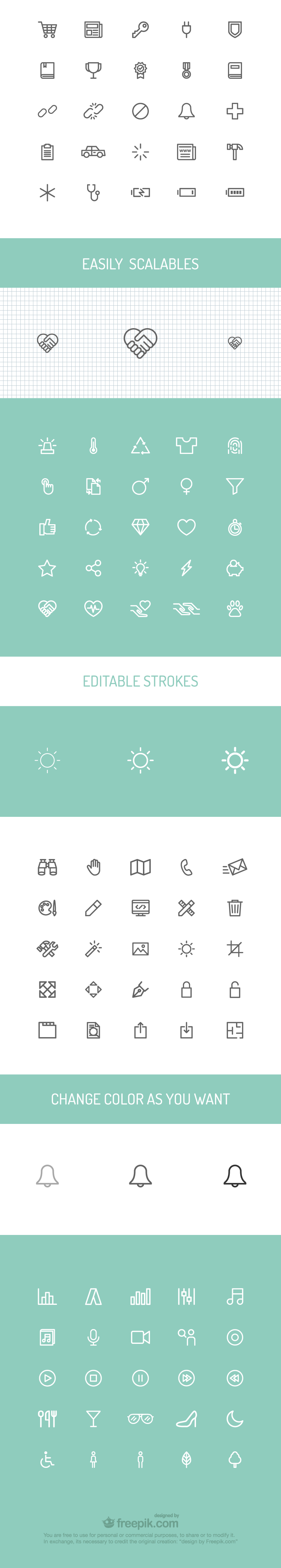 800x4463 Freebie Universal Themes Vector Icon Set