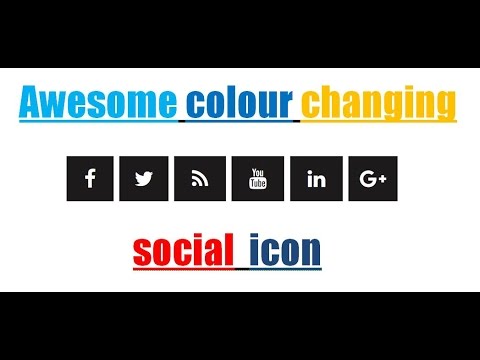 480x360 How To Add Social Media Icons To Website Html