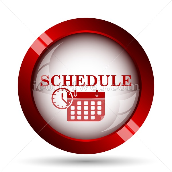 600x600 Schedule Website Icon High Quality Web Button