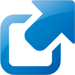 256x256 Web Blue External Link Icon