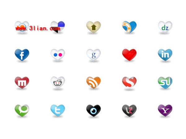 600x450 Famous Website Heart Shaped Logo Icon Icons Free Icon Free Download