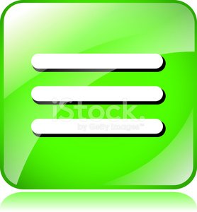 278x300 Green Website Menu Icon Stock Vectors