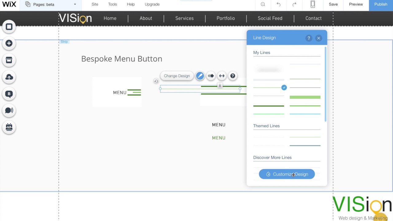 1280x720 How To Create A Bespoke Menu Button In Wix Using Hoverboxes