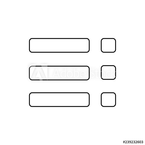 500x500 Menu Icon Element Of Web For Mobile Concept And Web Apps Icon