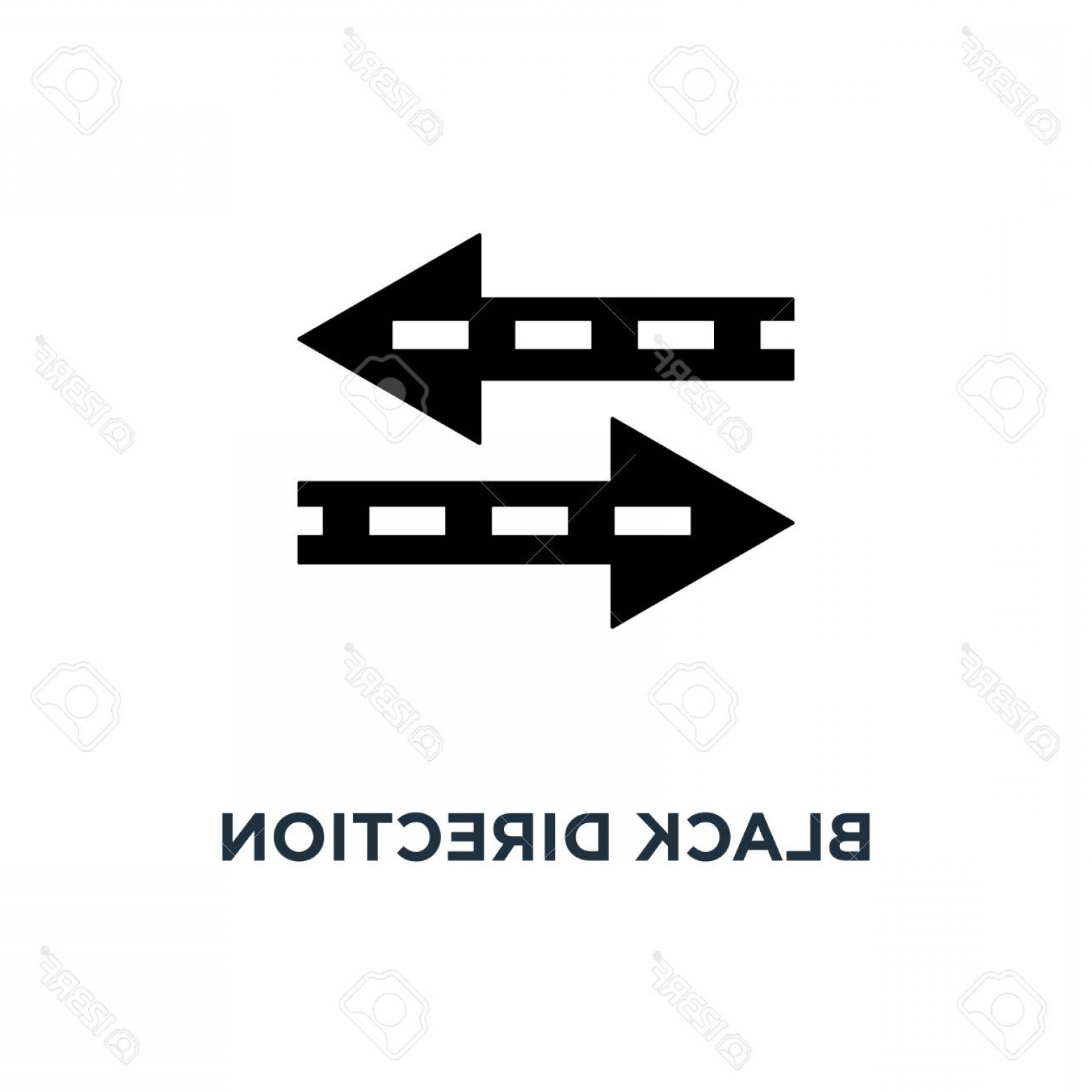1560x1560 Photostock Vector Black Direction Arrow Like Transfer Icon Symbol