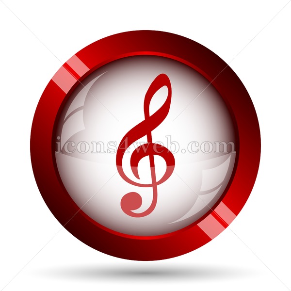 600x600 Sol Key Music Symbol Website Icon High Quality Web Button
