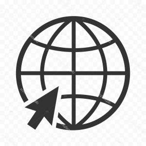 300x300 Stock Illustration Globe Symbol Web Icon Mouse Lamaison