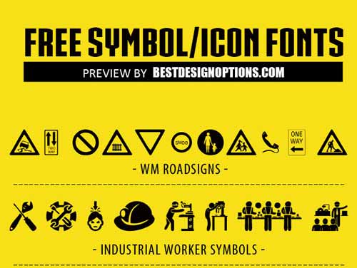 500x376 Symbol Fonts You Can Use As Icons In Your Designs