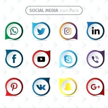 360x360 Social Media Icon Design Social Media Icons Logo Business