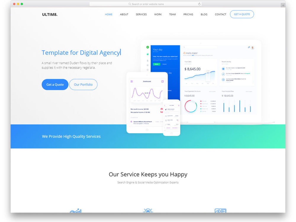 1000x750 Free Css Website Templates To Create Clean Websites