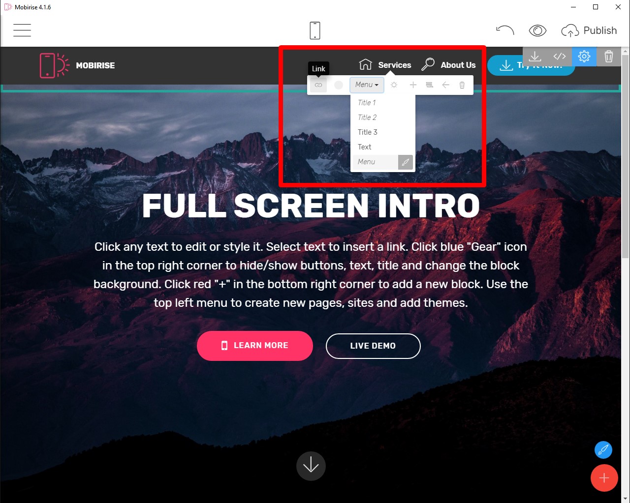1280x1023 Menu And Footer
