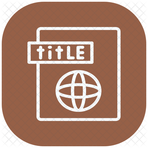 512x512 Title, Web, Website, Optimization Icon Of Line Style