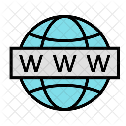 256x256 Web, Search, Url, Website Icon Of Colored Outline Style