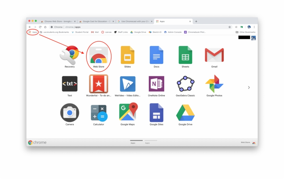 920x580 In Chrome, Open The Chrome Webstore