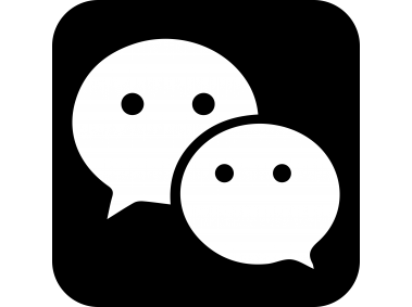 379x283 Wechat Black Icon Free Png Images