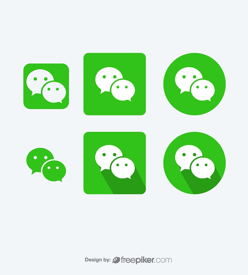 800x887 Freepiker Wechat Messenger Vector Icons