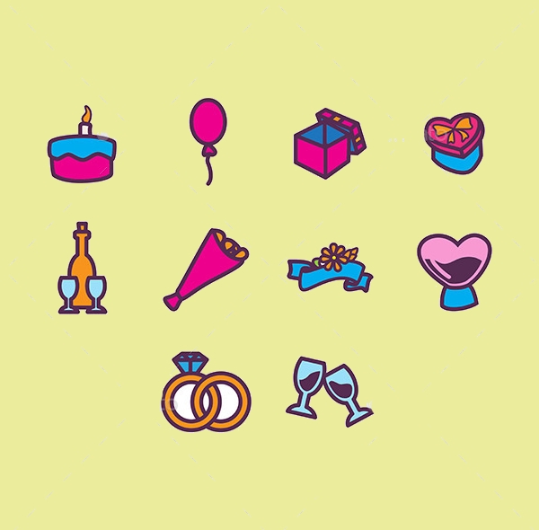 Anniversary Icons 600x590 Anniversary Icons