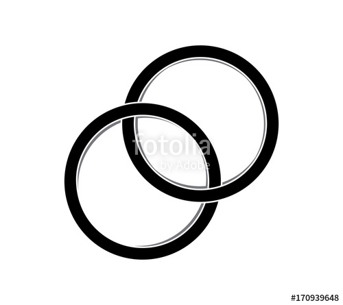 Bride Jewelry Marriage Icon Two Bonded Wedding Rings Diamond 500x445 Bride Jewelry Marriage Icon Two Bonded Wedding Rings Diamond