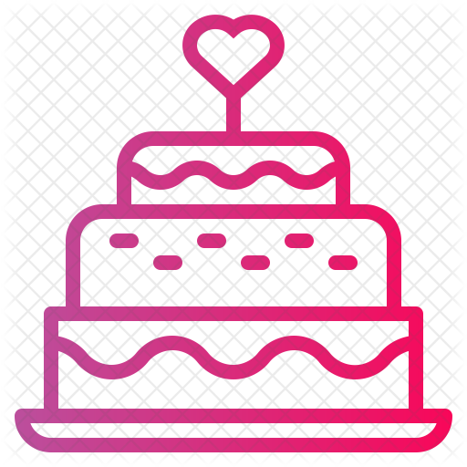 512x512 Wedding Cake Icon Of Line Style