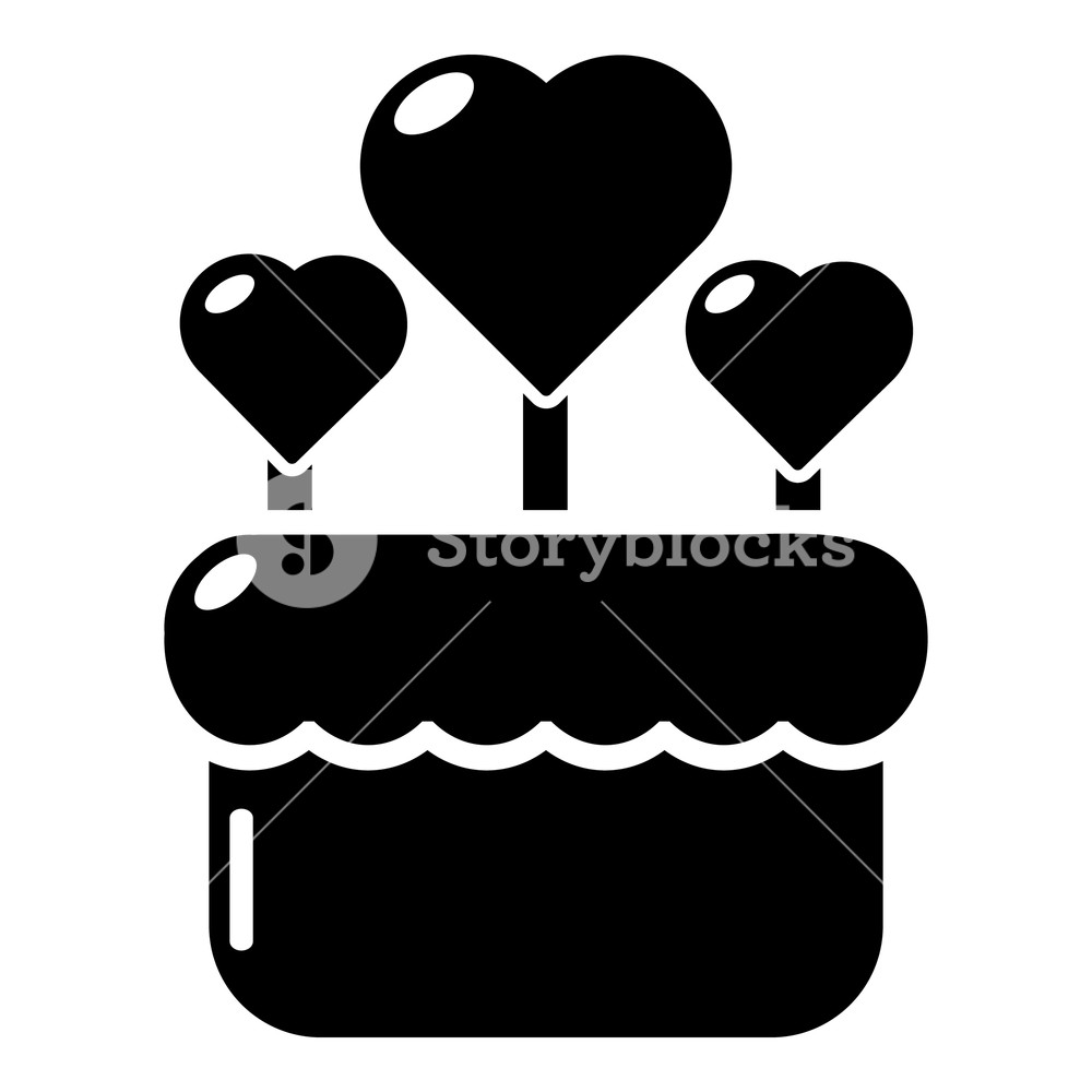 1000x1000 Wedding Cake Icon Simple Illustration Of Wedding Cake Vector