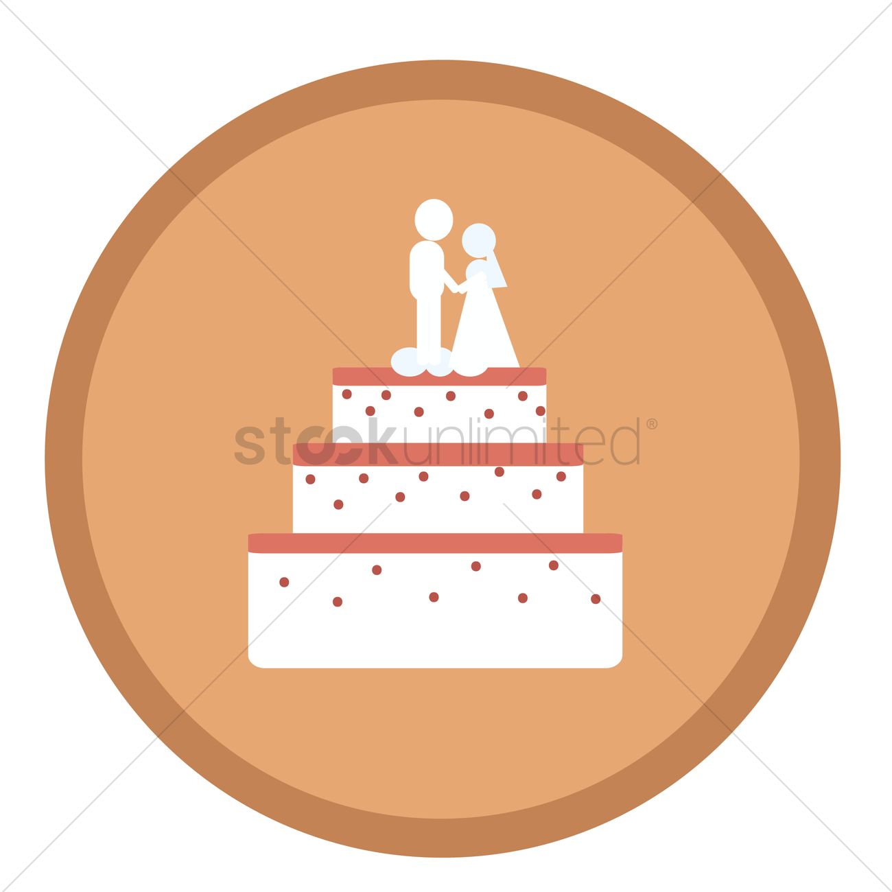 1300x1300 Free Wedding Cake Icon Vector Image