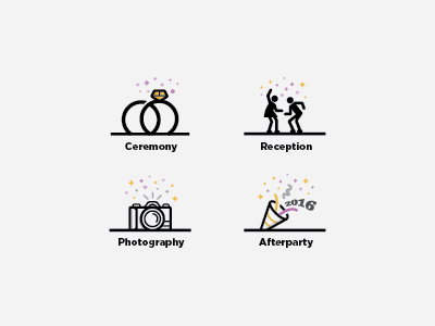 400x300 Wedding Icons