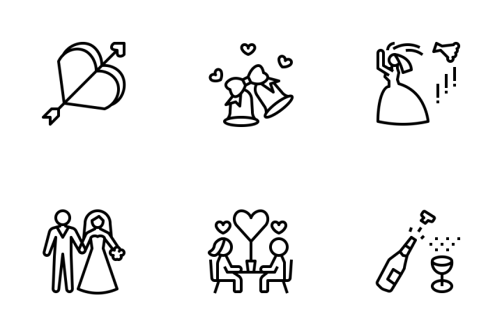 720x480 Download Love And Wedding Icon Pack
