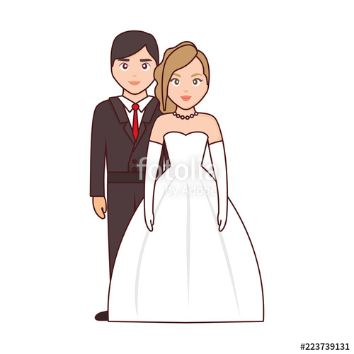 500x500 Wedding Couple Icon Stock Image And Royalty Free Vector