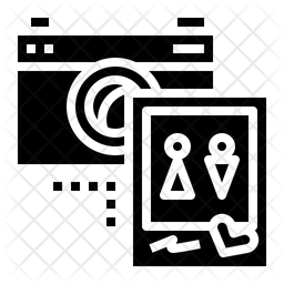 256x256 Pre Wedding Icon Of Glyph Style