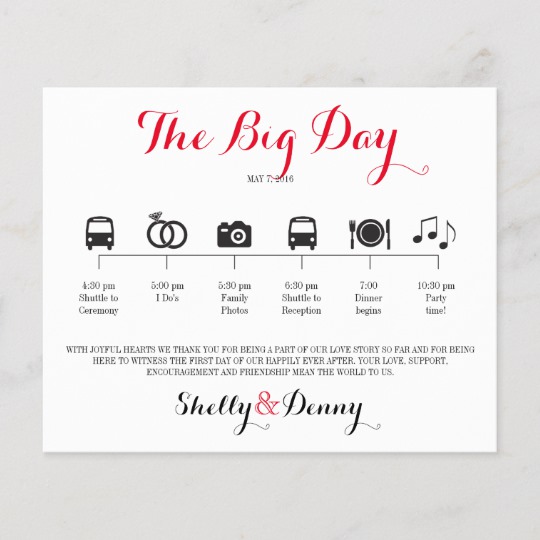 540x540 Icon Wedding Itinerary