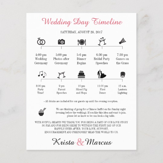 540x540 Icon Wedding Timeline Program