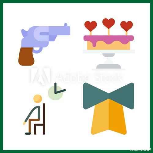 500x500 Reception Icon Wedding Cake And Bell Vector Icons In Reception