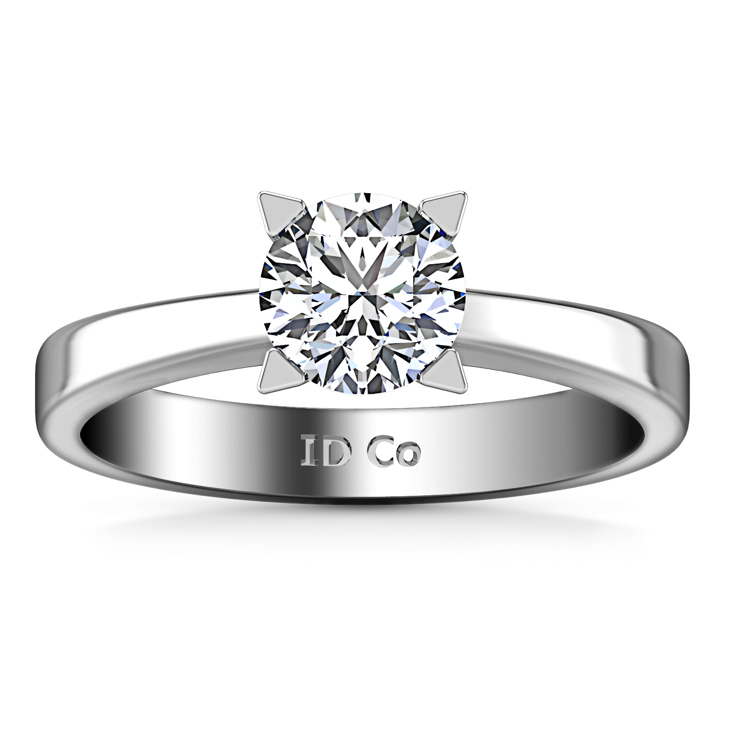 1440x1440 Solitaire Engagement Ring Icon White Gold Imagine Diamonds