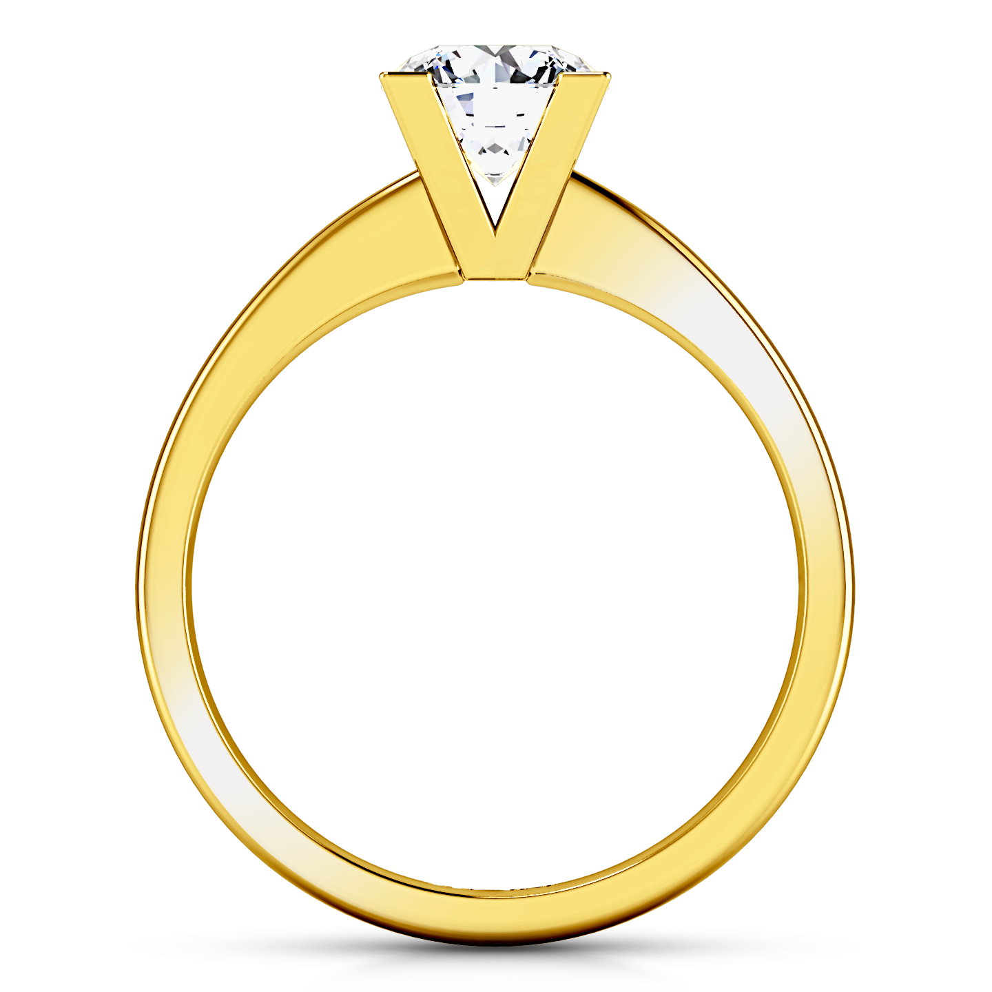 1440x1440 Solitaire Engagement Ring Icon Yellow Gold Imagine Diamonds