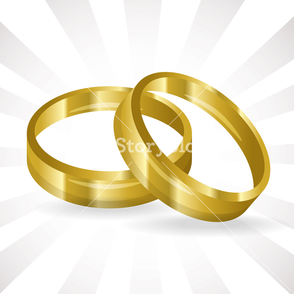 1000x1000 Wedding Ring Icon Vector Illustration Graphic Design Royalty Free