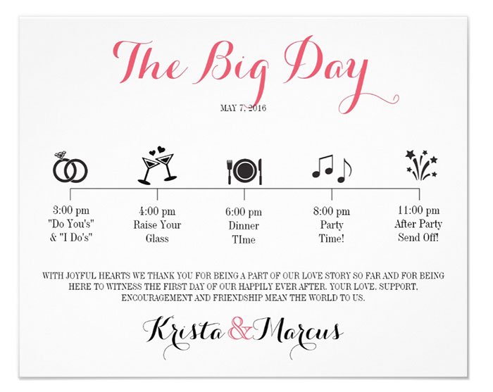 Wedding Timeline Icon