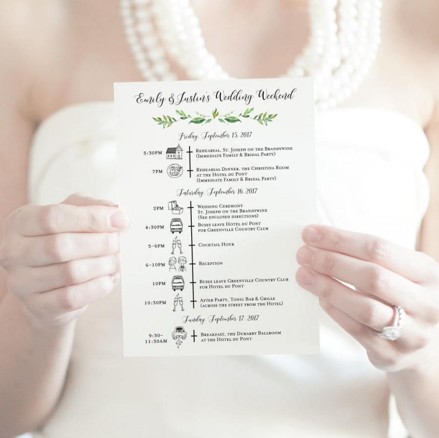 900x898 Wedding Timeline Printable Wedding Itinerary Customized Wedding