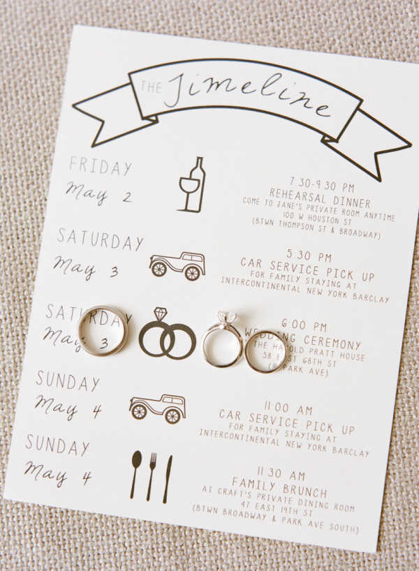 600x818 Wedding Timeline With Icons