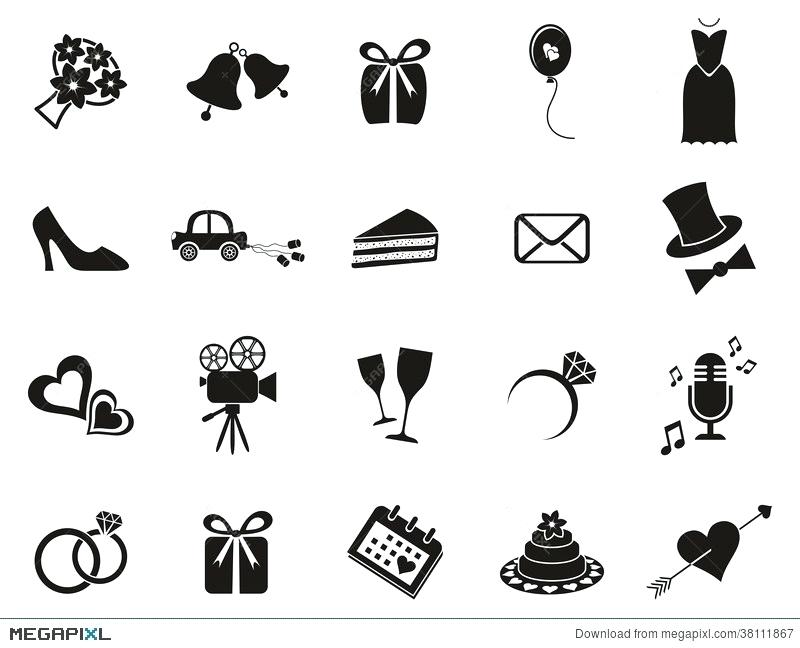800x648 Wedding Timeline Icons