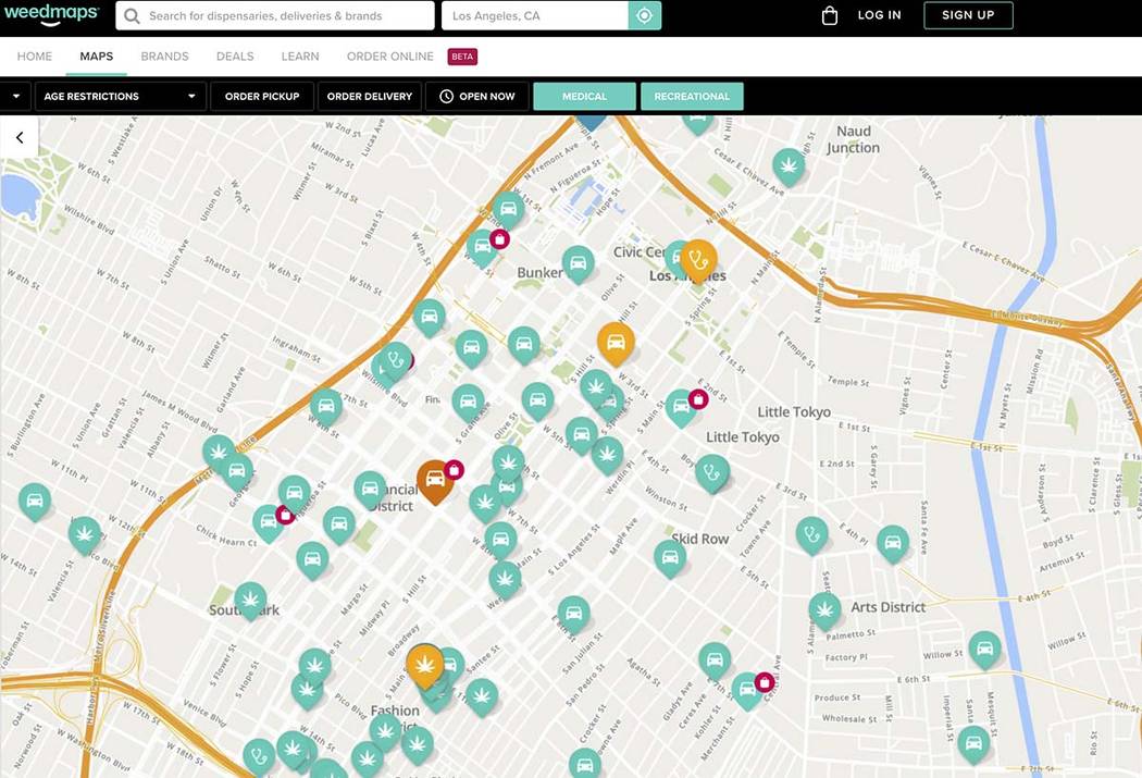 1050x715 Licensed Pot Dealers In California Cry Foul Over Weedmaps Las