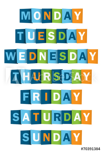 334x500 Days Of The Week