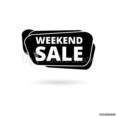 500x500 Weekend Sale Sign Icon
