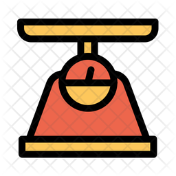 256x256 Weight Icon Of Colored Outline Style