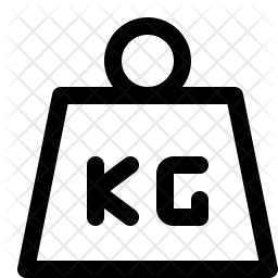 256x256 Weight Icon Of Line Style