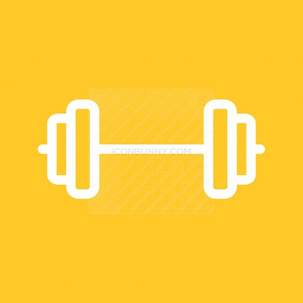 600x600 Weightlifting Line Multicolor Bg Icon