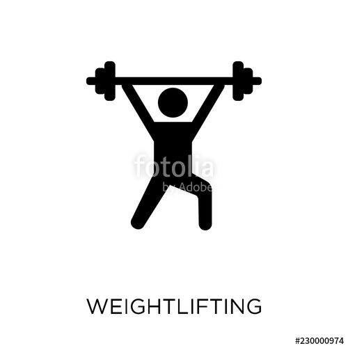 500x500 Weightlifting Icon Weightlifting Symbol Design From Gym